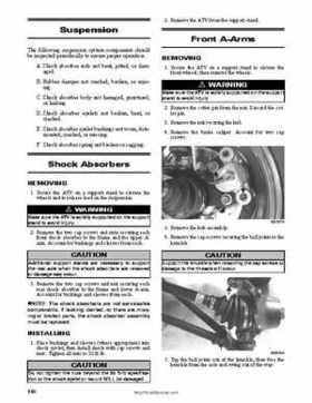 2011 Arctic Cat 450XC Service Manual, Page 110