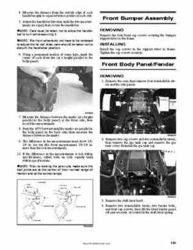 2011 Arctic Cat 450XC Service Manual, Page 119