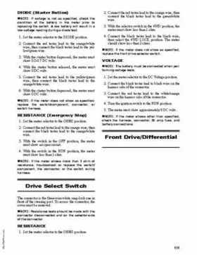 2011 Arctic Cat 700 Diesel SD Service Manual, Page 111