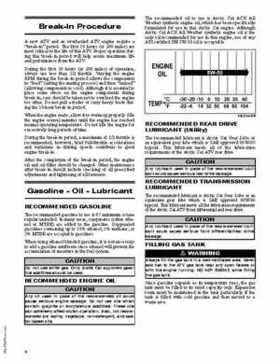2011 Arctic Cat DVX 300 / 300 Utility ATV Service Manual, Page 4