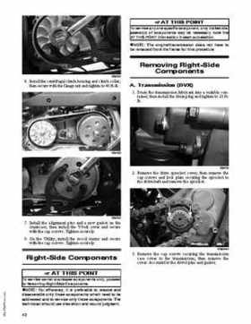2011 Arctic Cat DVX 300 / 300 Utility ATV Service Manual, Page 42