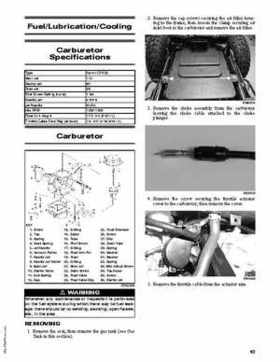 2011 Arctic Cat DVX 300 / 300 Utility ATV Service Manual, Page 63