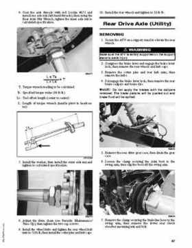 2011 Arctic Cat DVX 300 / 300 Utility ATV Service Manual, Page 87