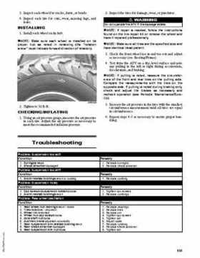2011 Arctic Cat DVX 300 / 300 Utility ATV Service Manual, Page 105