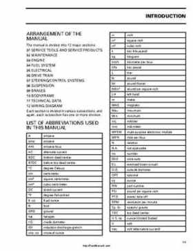 1999-2000 Bombardier Traxter ATV Factory Service Manual, Page 5