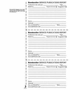 2001 Bombardier DS 650 Shop Manual 704 100 011, Page 19