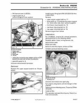 2001 Bombardier DS 650 Shop Manual 704 100 011, Page 49