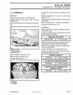 2001 Bombardier DS 650 Shop Manual 704 100 011, Page 63