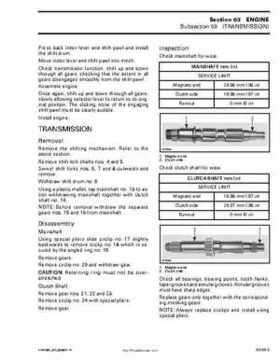 2001 Bombardier DS 650 Shop Manual 704 100 011, Page 87