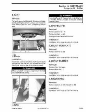 2001 Bombardier DS 650 Shop Manual 704 100 011, Page 165