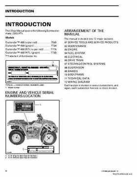 2003 Bombardier Outlander 400 Factory Service Manual, Page 5
