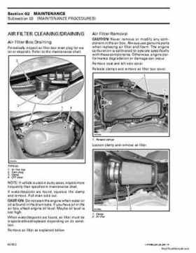2003 Bombardier Outlander 400 Factory Service Manual, Page 40