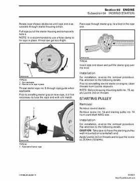 2003 Bombardier Outlander 400 Factory Service Manual, Page 101