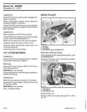 2003 Bombardier Rally 200 Service Manual, Page 174