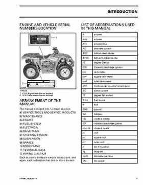 2004 Bombardier Outlander 330/400 Factory Service Manual, Page 8