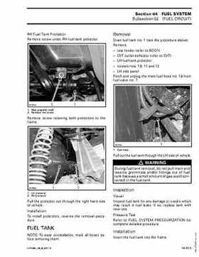 2004 Bombardier Outlander 330/400 Factory Service Manual, Page 203