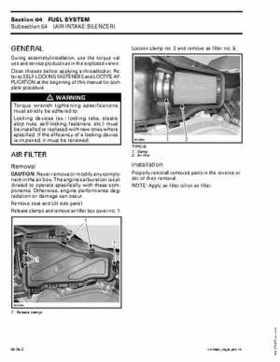 2004 Bombardier Outlander 330/400 Factory Service Manual, Page 217