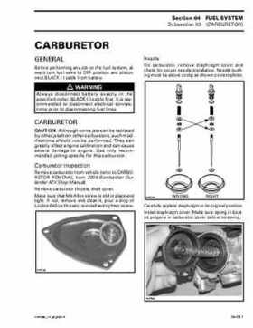 2004 Bombardier Outlander 330/400 Factory Service Manual, Page 388