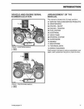2004 Bombardier Quest/Traxter Series Shop Manual, Page 8