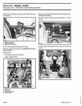 2004 Bombardier Quest/Traxter Series Shop Manual, Page 87