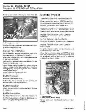 2004 Bombardier Quest/Traxter Series Shop Manual, Page 91