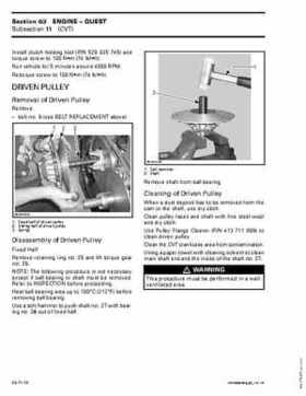 2004 Bombardier Quest/Traxter Series Shop Manual, Page 199