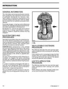 2004 Bombardier Rally 200 Series Shop Manual, Page 11