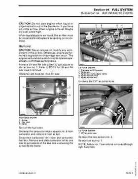 2004 Bombardier Rally 200 Series Shop Manual, Page 191
