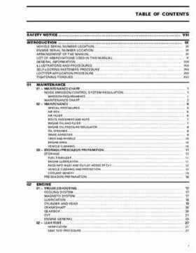 2005-2007 Bombardier Rally 200 Factory Service Manual, Page 4
