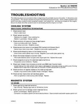 2005-2007 Bombardier Rally 200 Factory Service Manual, Page 35