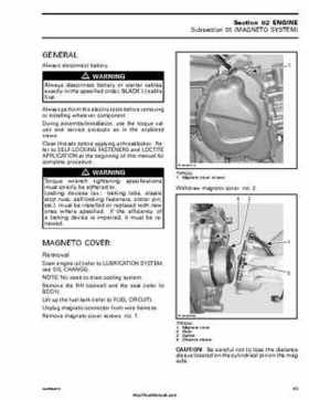 2005-2007 Bombardier Rally 200 Factory Service Manual, Page 78