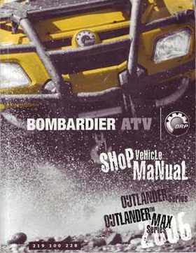 2006 Bombardier Outlander Max Series Factory Service Manual, Page 1