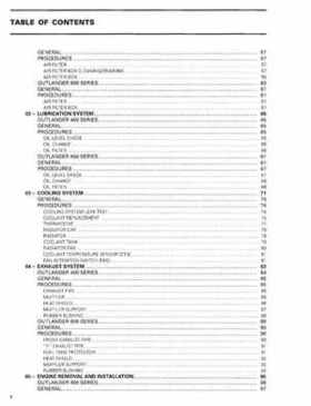 2006 Bombardier Outlander Max Series Factory Service Manual, Page 4