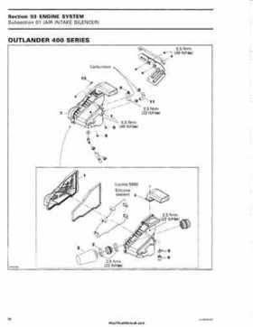 2006 Bombardier Outlander Max Series Factory Service Manual, Page 72