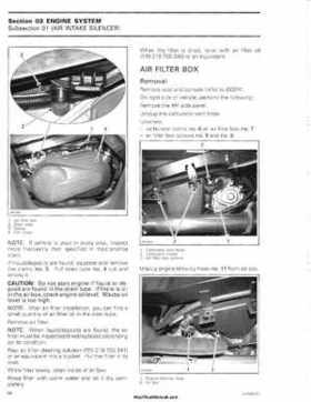 2006 Bombardier Outlander Max Series Factory Service Manual, Page 74
