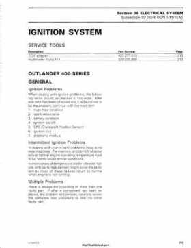 2006 Bombardier Outlander Max Series Factory Service Manual, Page 215