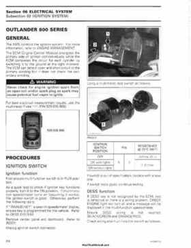 2006 Bombardier Outlander Max Series Factory Service Manual, Page 222