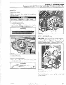 2006 Bombardier Outlander Max Series Factory Service Manual, Page 270