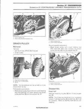 2006 Bombardier Outlander Max Series Factory Service Manual, Page 276