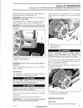 2006 Bombardier Outlander Max Series Factory Service Manual, Page 290