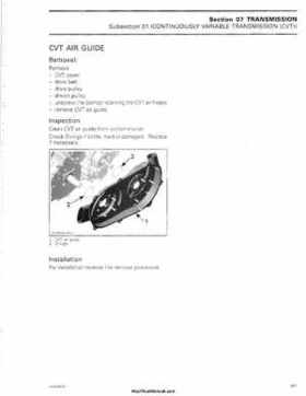 2006 Bombardier Outlander Max Series Factory Service Manual, Page 296
