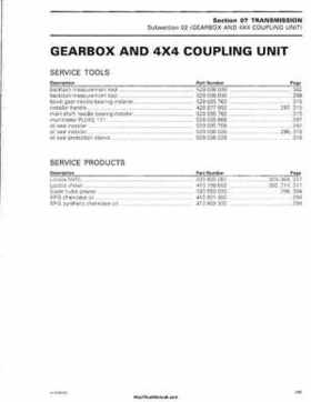 2006 Bombardier Outlander Max Series Factory Service Manual, Page 297
