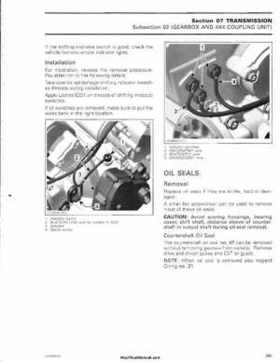 2006 Bombardier Outlander Max Series Factory Service Manual, Page 303