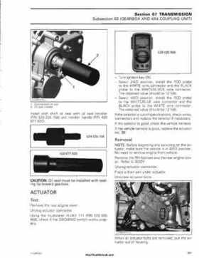 2006 Bombardier Outlander Max Series Factory Service Manual, Page 305