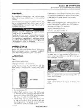 2006 Bombardier Outlander Max Series Factory Service Manual, Page 341