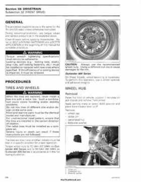 2006 Bombardier Outlander Max Series Factory Service Manual, Page 351