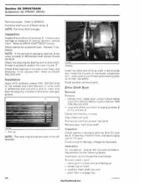 2006 Bombardier Outlander Max Series Factory Service Manual, Page 353