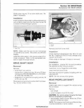 2006 Bombardier Outlander Max Series Factory Service Manual, Page 365