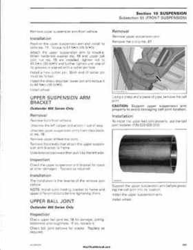 2006 Bombardier Outlander Max Series Factory Service Manual, Page 393