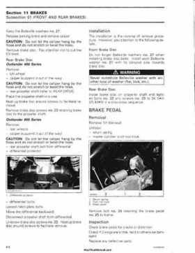 2006 Bombardier Outlander Max Series Factory Service Manual, Page 414
